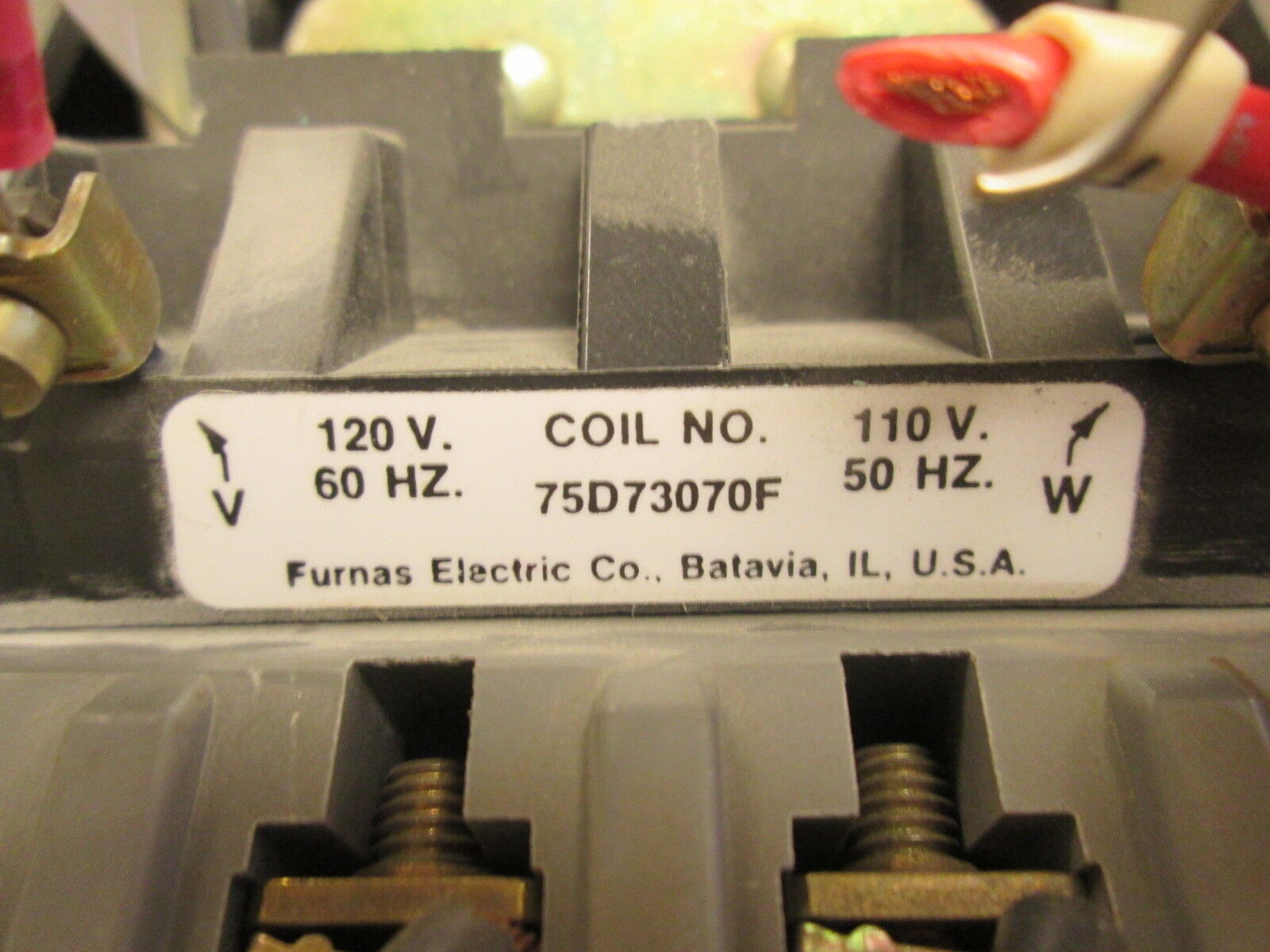 Furnas Size 1 Starter 14DS+32A*/48ASB3M20 27A 600VAC Trip: 0.75-3.0A Used