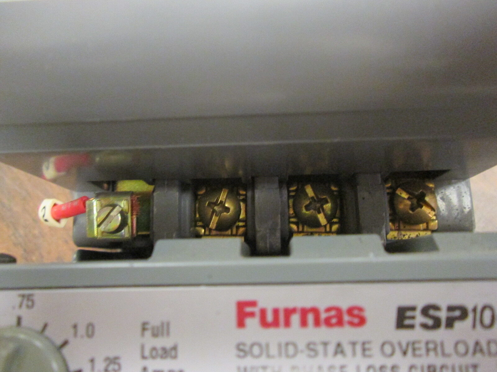 Furnas Size 1 Starter 14DS+32A*/48ASB3M20 27A 600VAC Trip: 0.75-3.0A Used