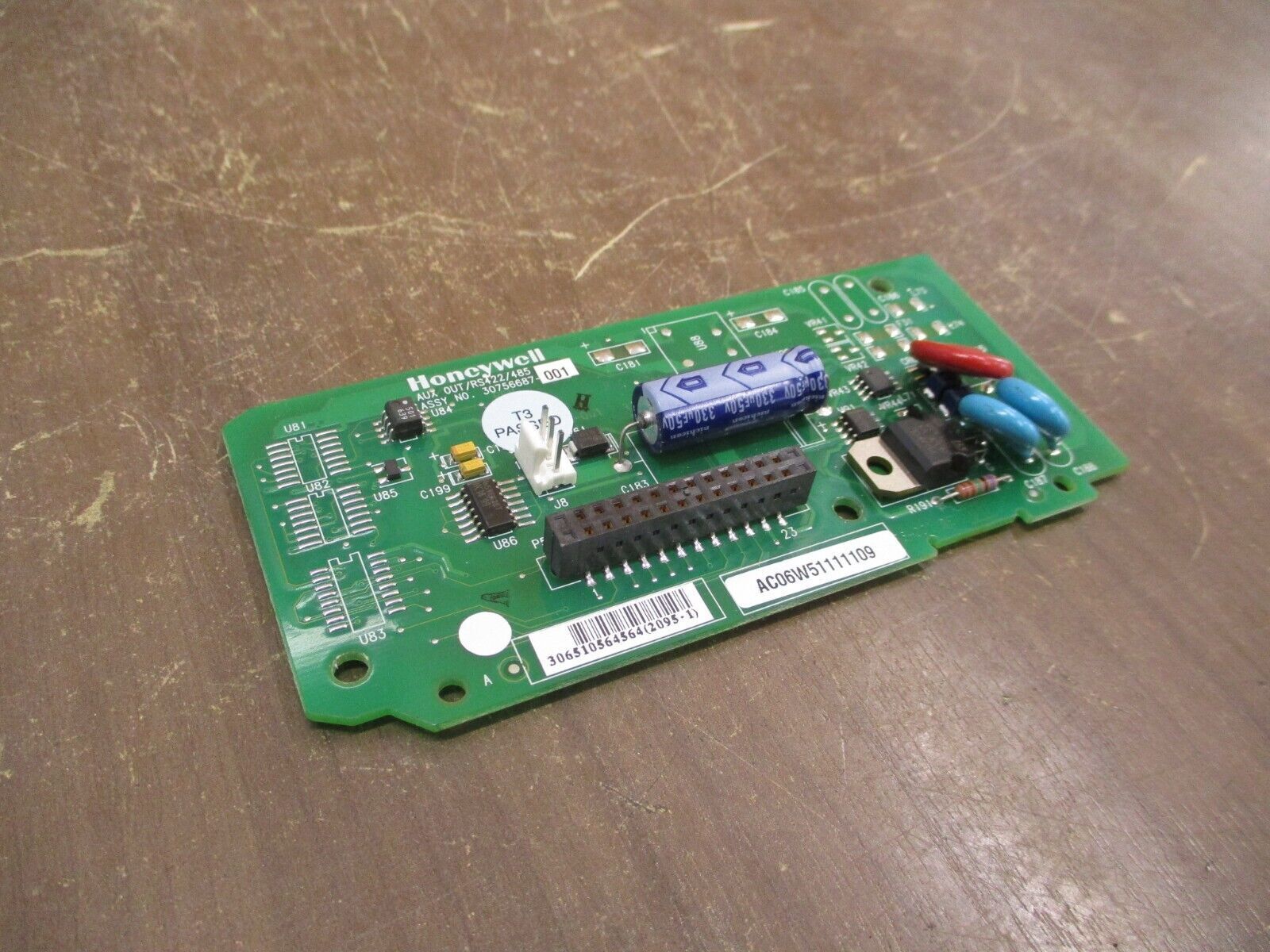 Honeywell Aux. Output Board 30756687-001 RS422/485 Used