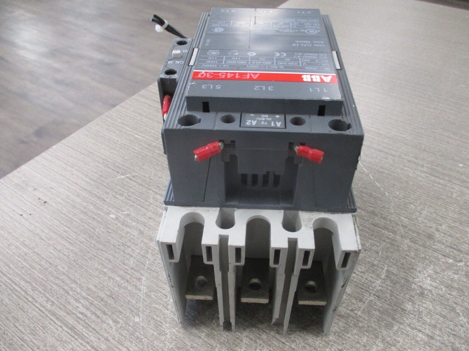 ABB Contactor AF145-30 20-60VDC Coil 230A 600V Used