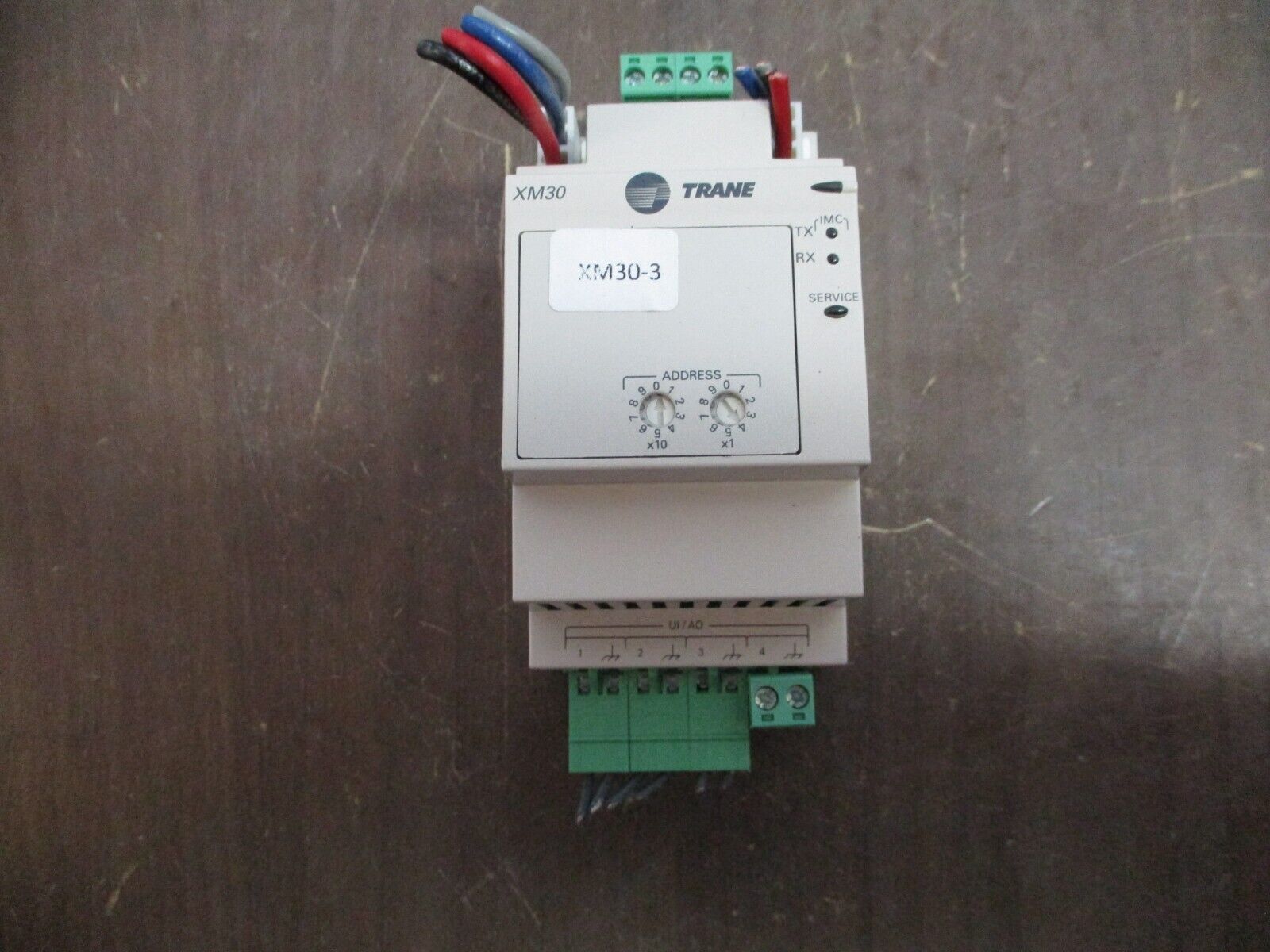 Trane XM30 Expansion Module X13651469010 Rev. B 24VDC Used