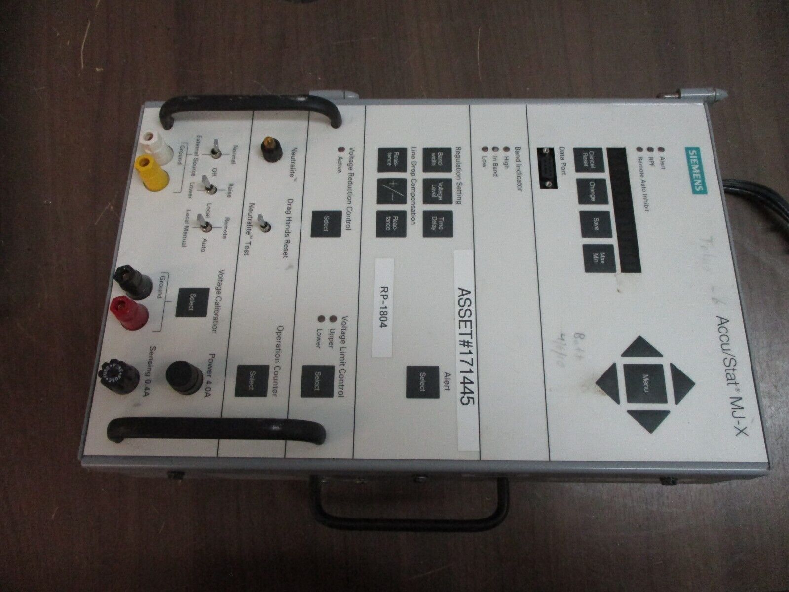 Siemens Accu/Stat MJ-X Voltage Regulator Control Panel C-62008 Used