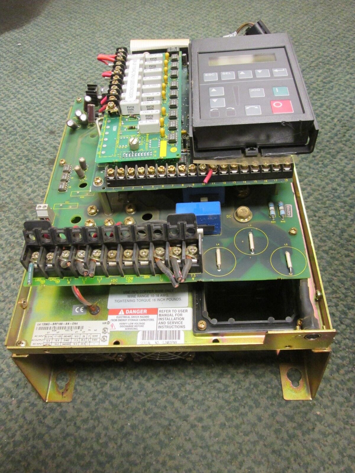 Allen-Bradley AC Drive 1336S-BRF100-AN-EN4-L6 10HP 3Ph Used