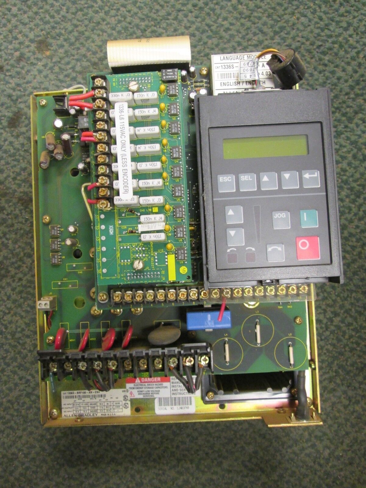 Allen-Bradley AC Drive 1336S-BRF100-AN-EN4-L6 10HP 3Ph Used