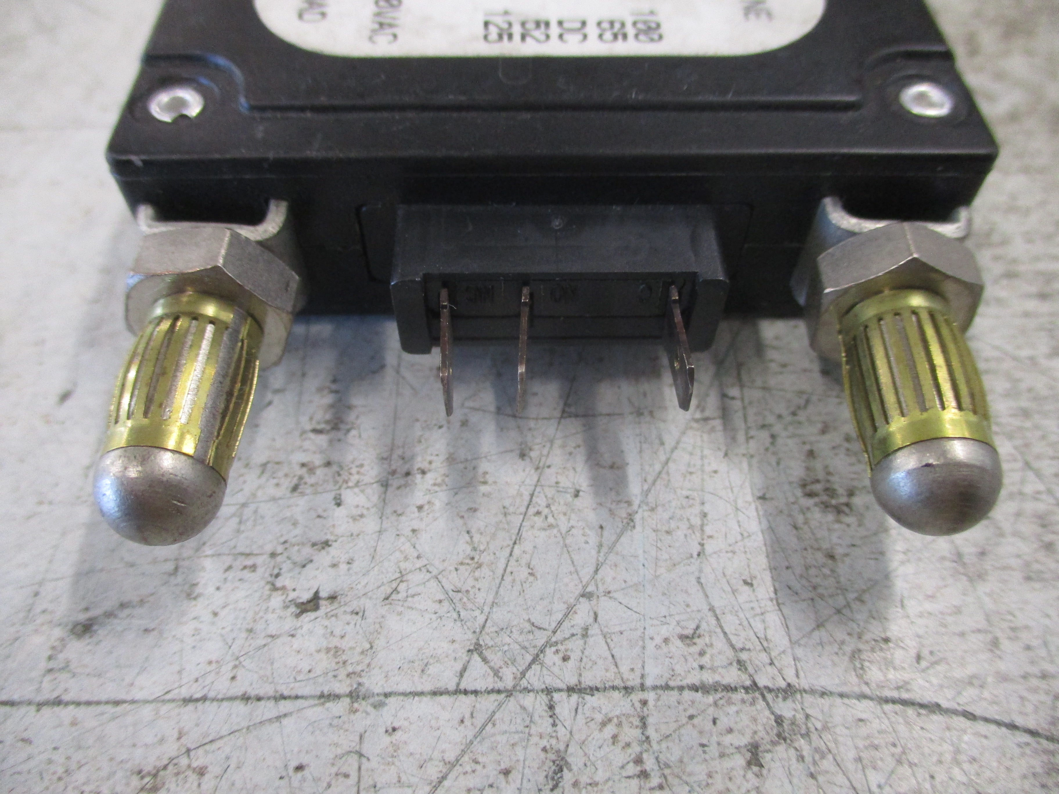 Airpax DC Circuit Breaker IMLK1-1RS5-30625-6 100A 65VDC 1P Used