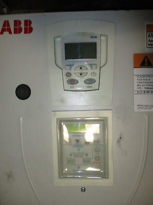ABB ACH550 AC Drive w/ Bypass ACH550-BDR-015A-4+B055+F267+K452 10HP 3Ph Used