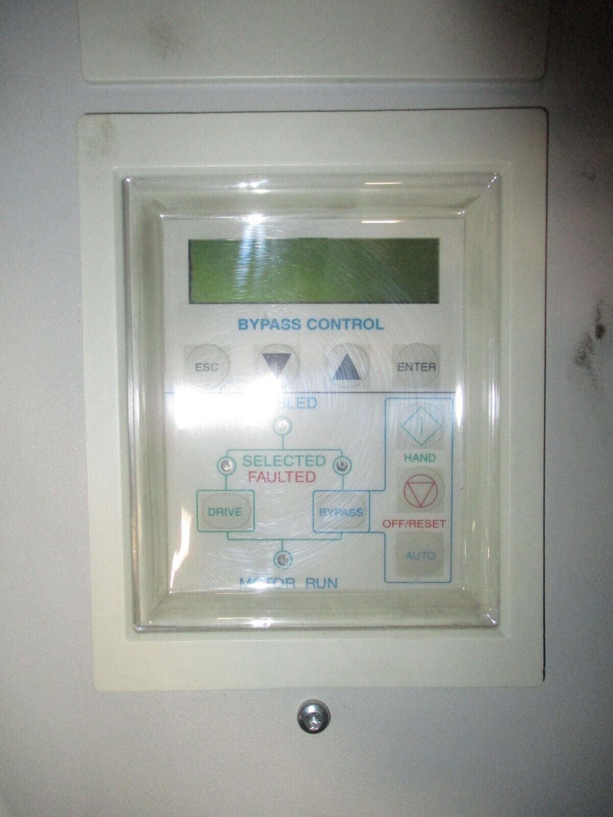 ABB ACH550 AC Drive w/ Bypass ACH550-BDR-015A-4+B055+F267+K452 10HP 3Ph Used