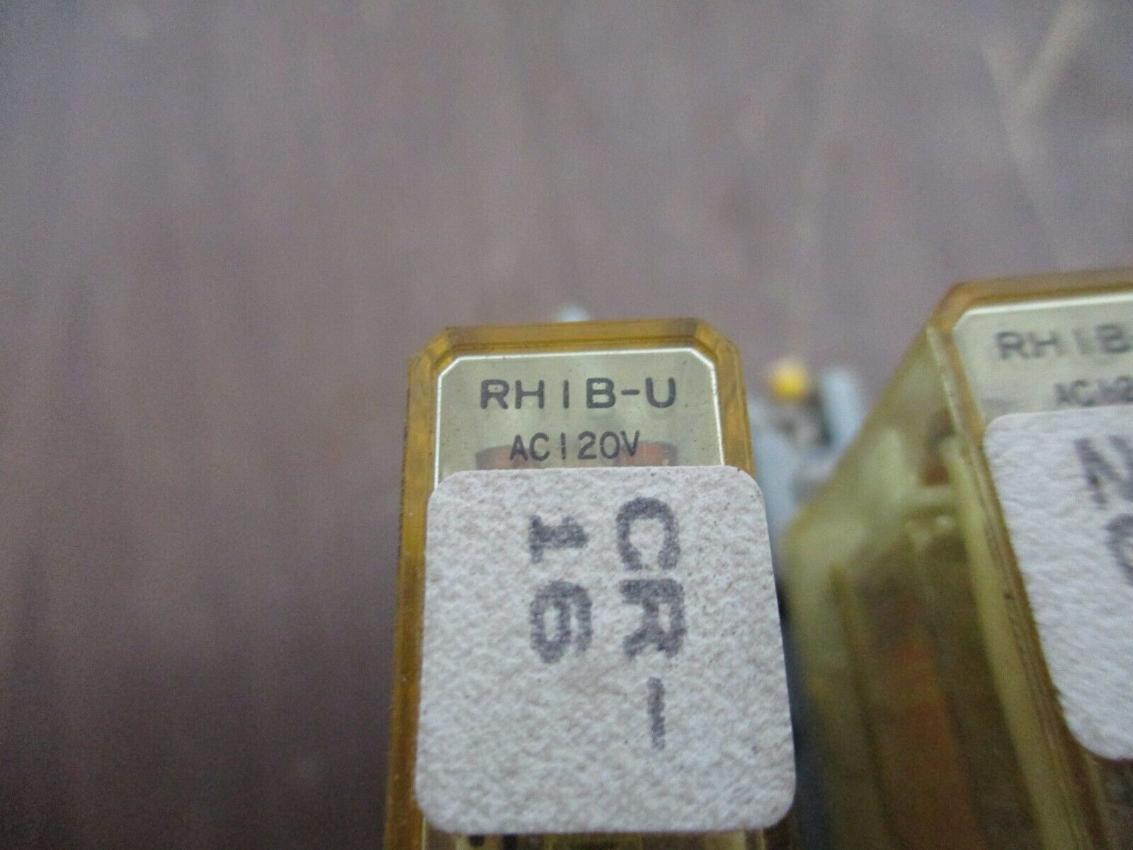 Idec Relay RHIB-U 120V Coil w/ Base *Lot of 2* Used