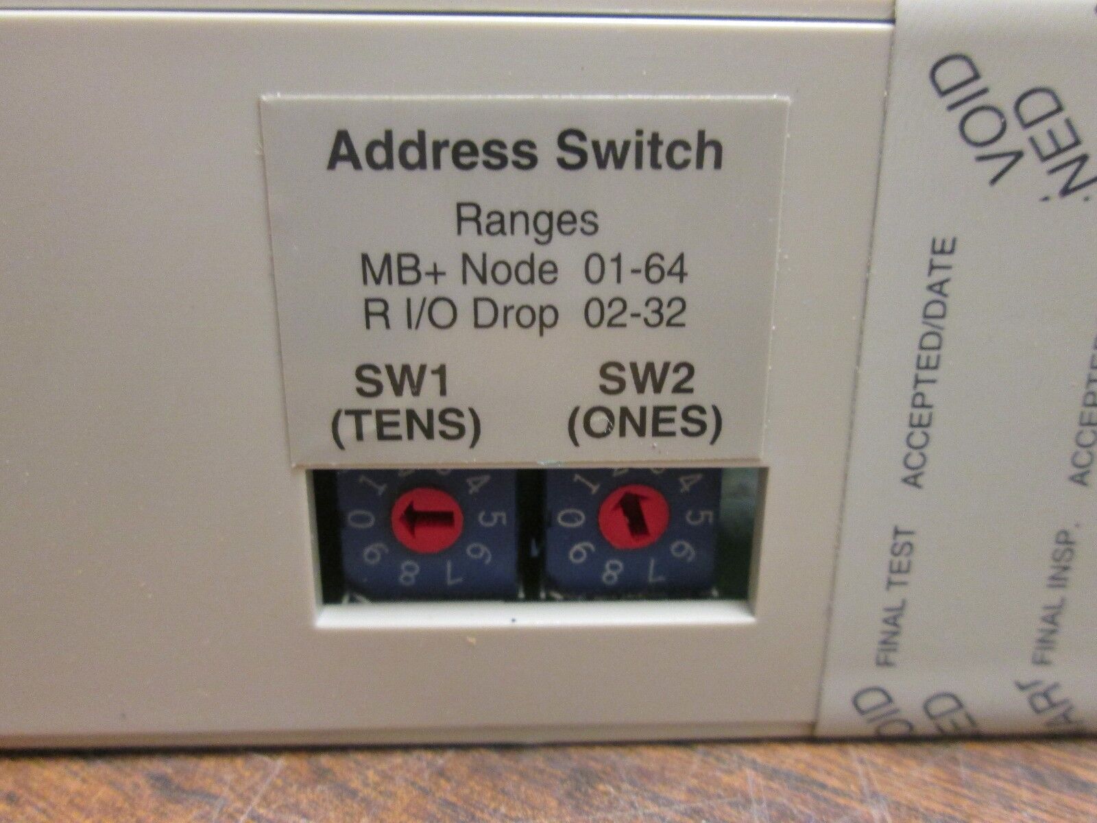 Schneider Automation TSX Quantum Rio Drop Module 140 CRA 931 00 1-Ch Used