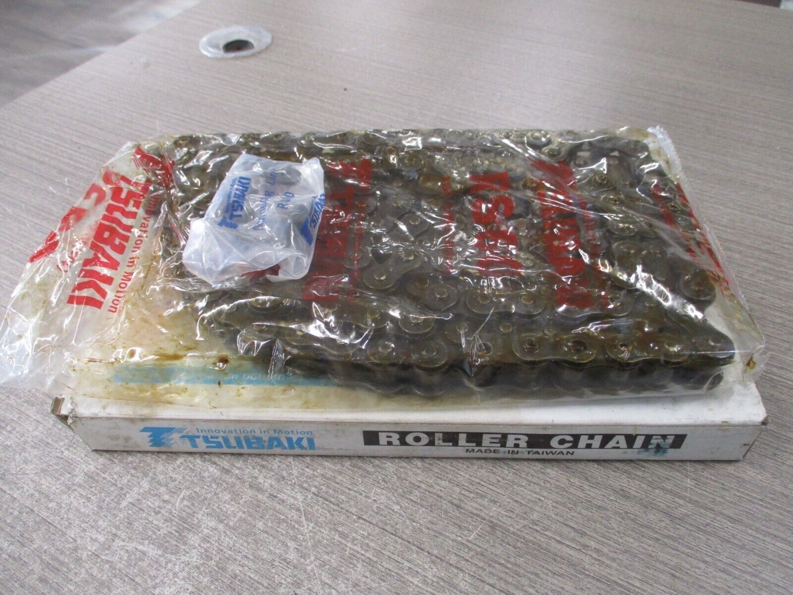Tsubaki Roller Chain RS60 (TW) Length: 10ft 160 Links New Surplus