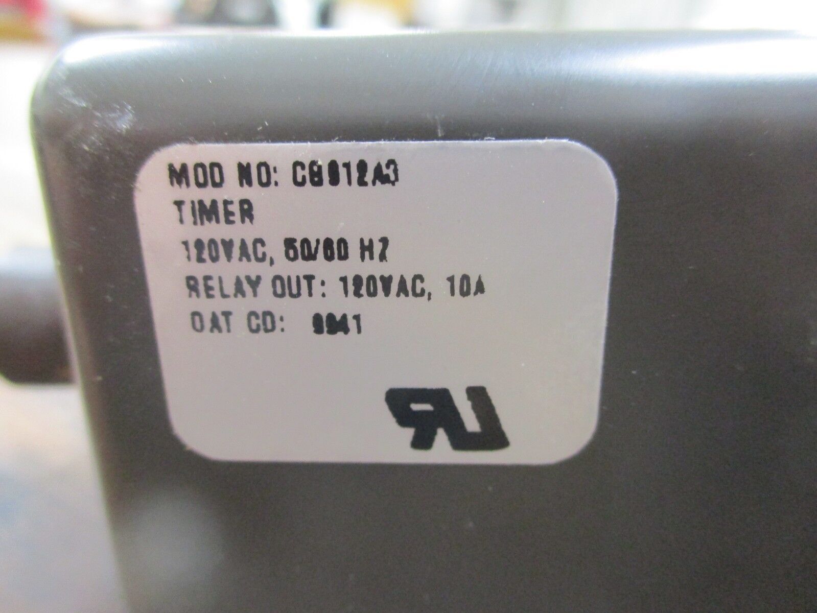 Eagle Signal Time Delay Relay CC912A3 120V 50/60Hz Output: 120VAC 10A Used