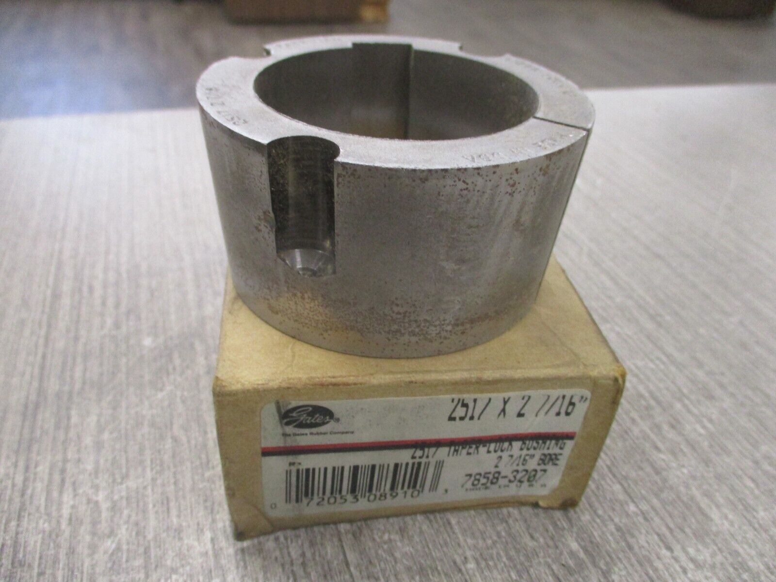 Gates Taper-Lock Bushing 7858-3207 2517 x 2 7/16" New Surplus