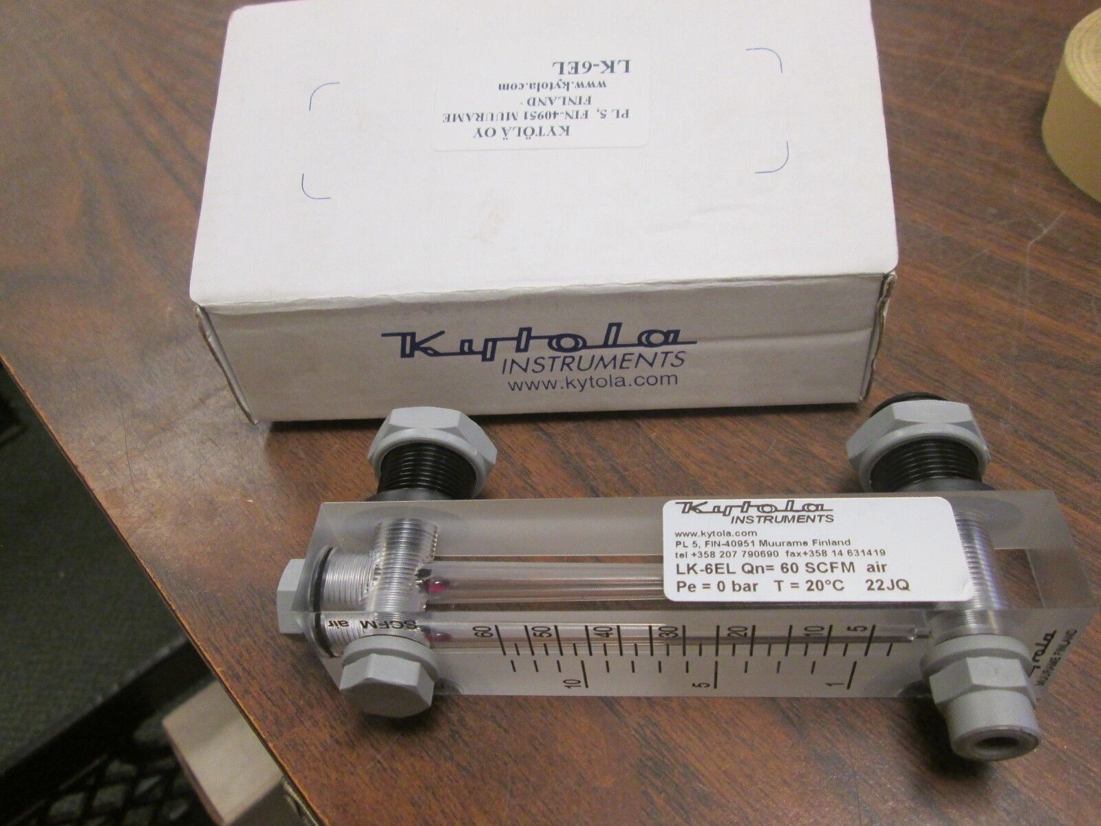 Kytola Flowmeter LK-6EL O/12 GPH New Surplus