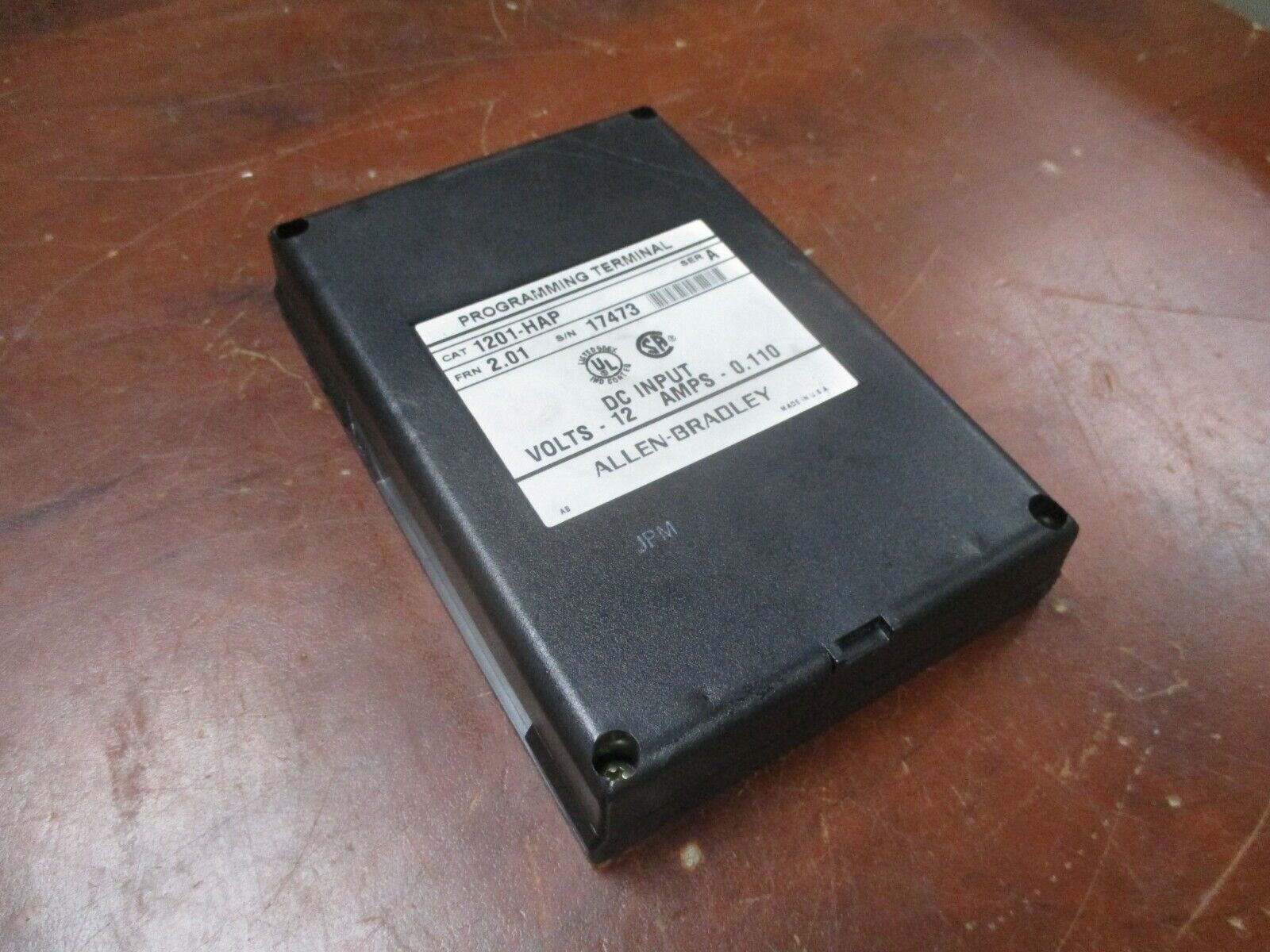 Allen-Bradley Programming Terminal Keypad 1201-HAP Ser. A FRN: 2.01 Used