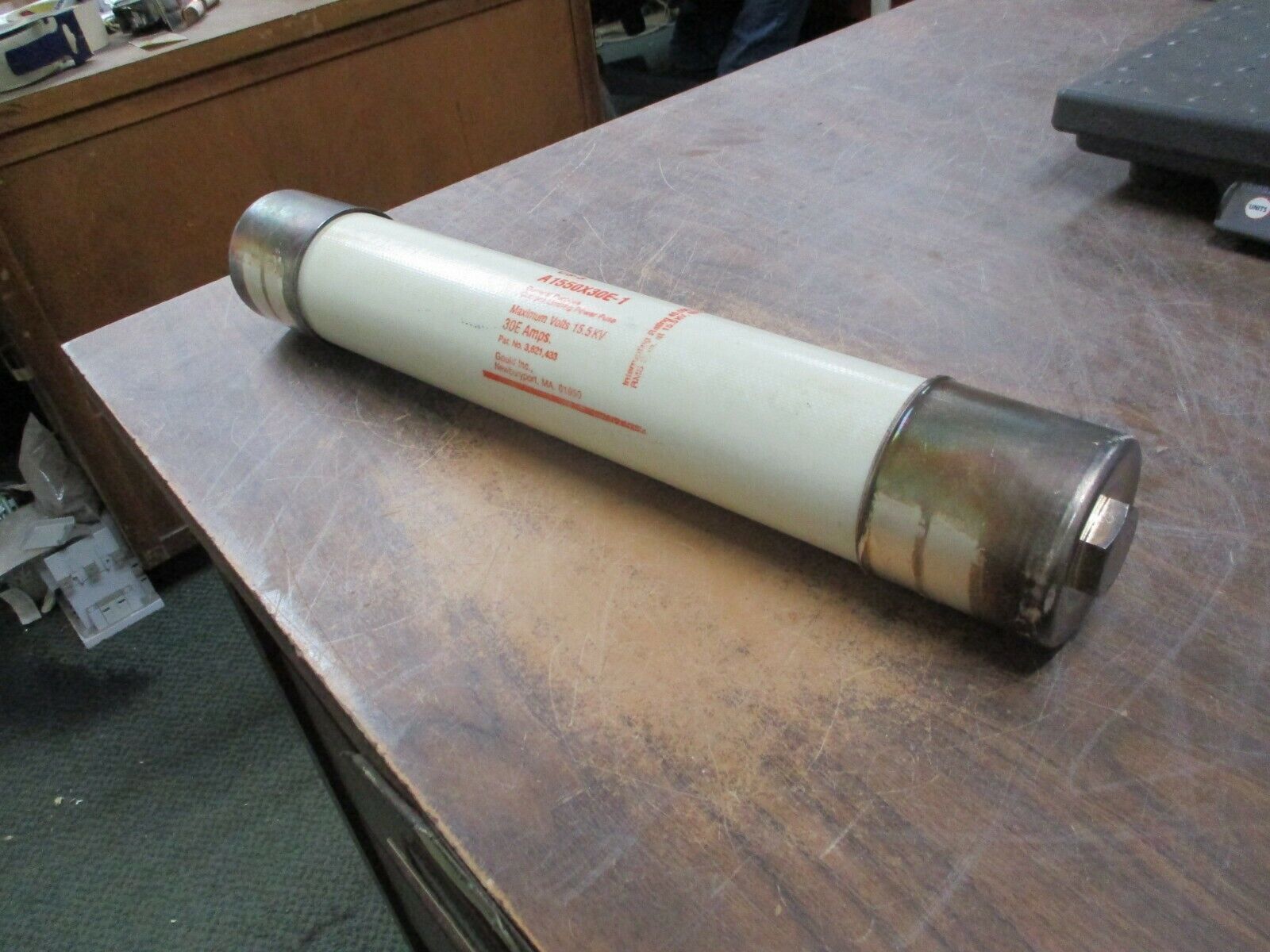 Gould Shawmut Amp-Trap Fuse A1550X30E-1 30E 15.5KV Used