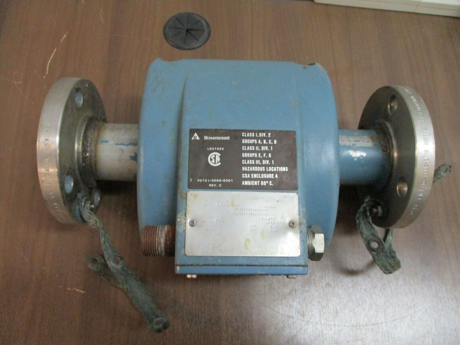 Rosemount Flowtube 8701THA020S1A3 275PSI Explosion Proof Used