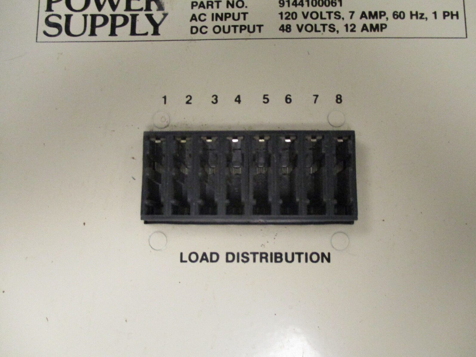 RU DC Power Supply NFE-48-12AF *Dented Top* Used