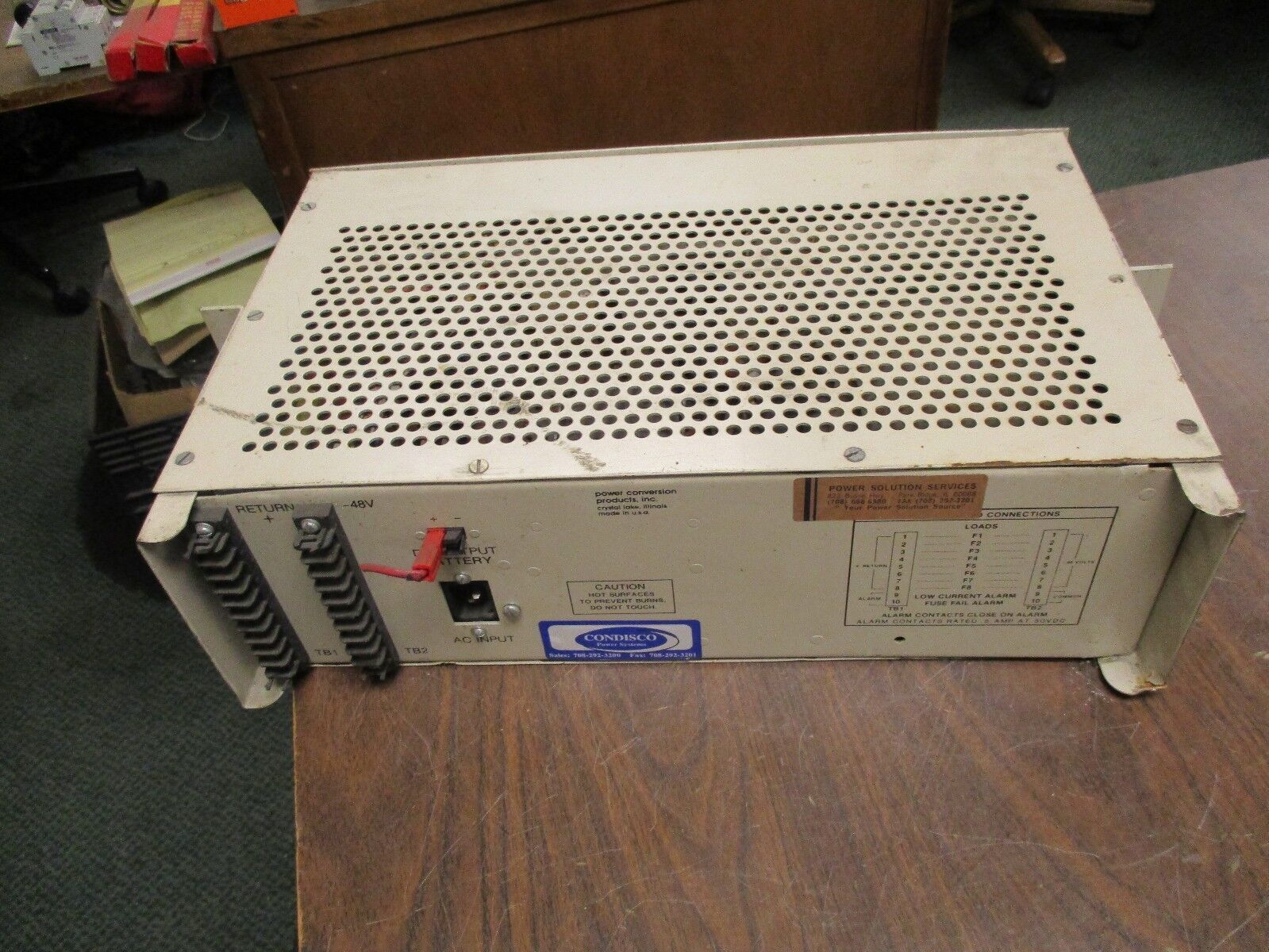 RU DC Power Supply NFE-48-12AF *Dented Top* Used