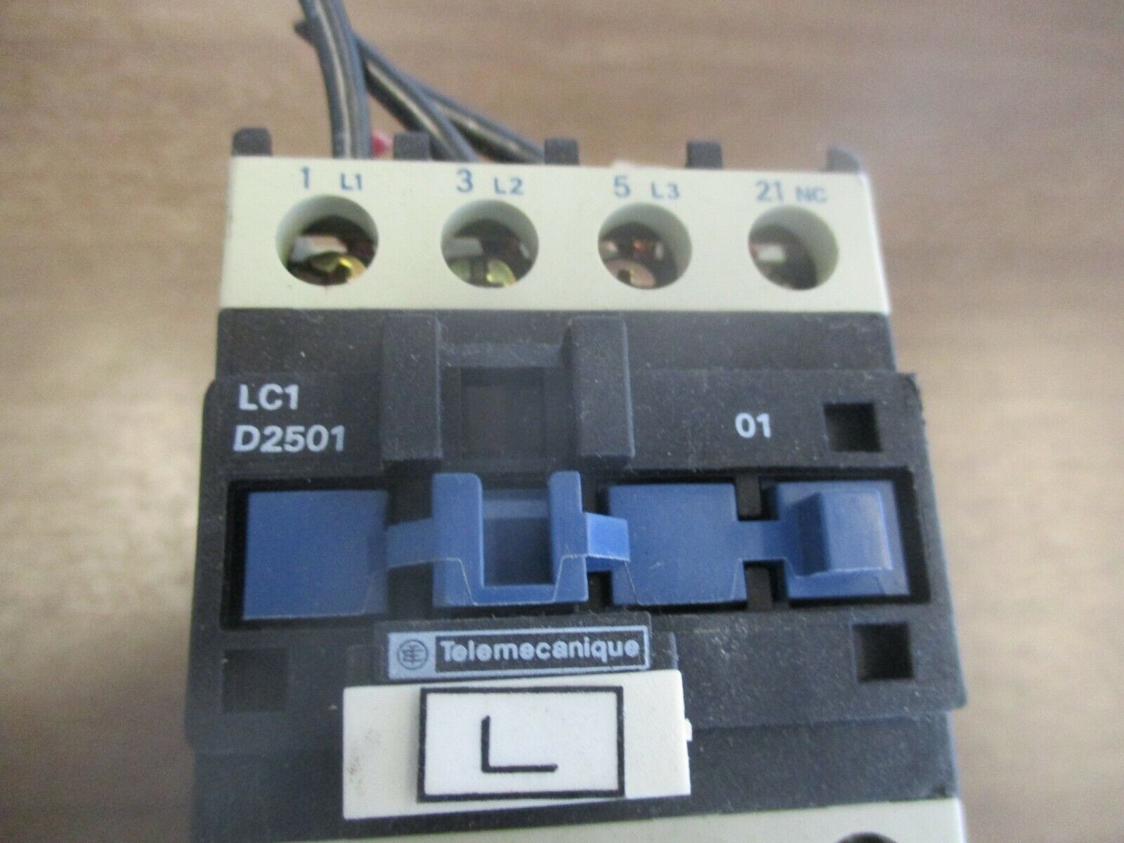 Telemecanique Starter LC1 D2501 / LR2 D15 120V Coil Trip: 17-25A Used