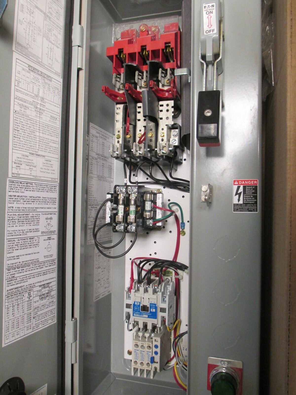 Cutler-Hammer Combination ECN1801CQC, Size 0, New Surplus