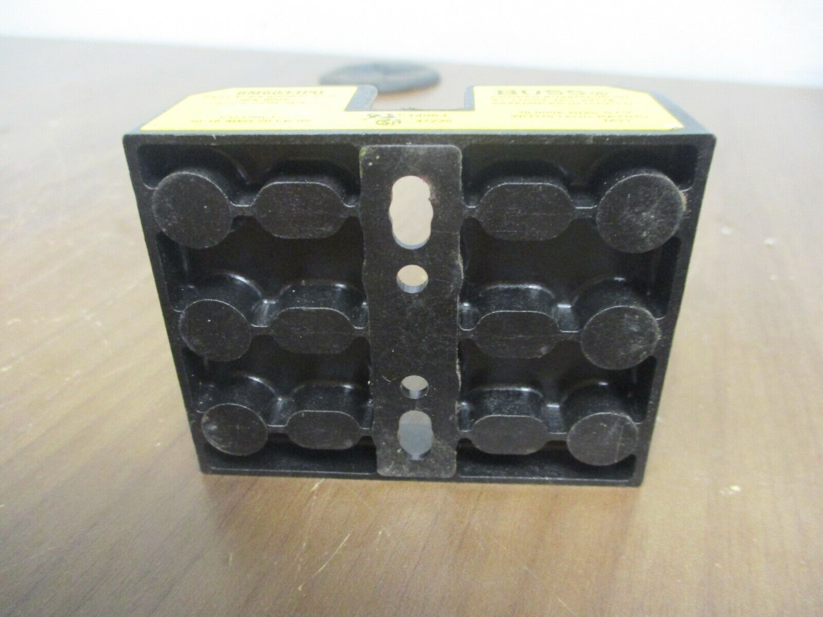 Buss Fuse Holder BM6033PQ 30A 600V 3P *Lot of 3* Used