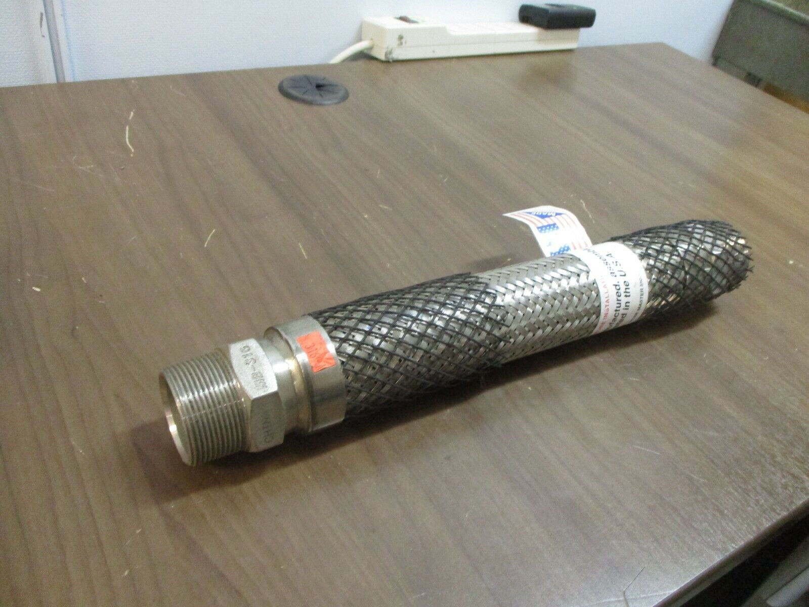 Hose Master Flexible Stainless Steel Hose Flexible Length: 9 1/2" Size: 1 1/2"