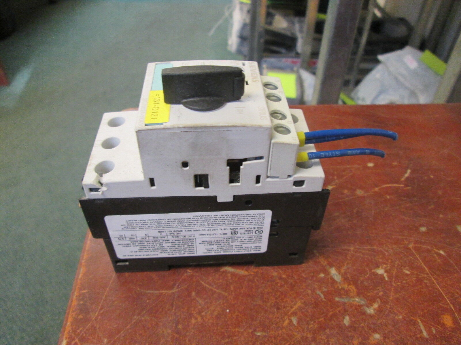 Siemens Sirius Motor Protection 3RV1021-1KA10 Trip: 9-12.5A 600V Used