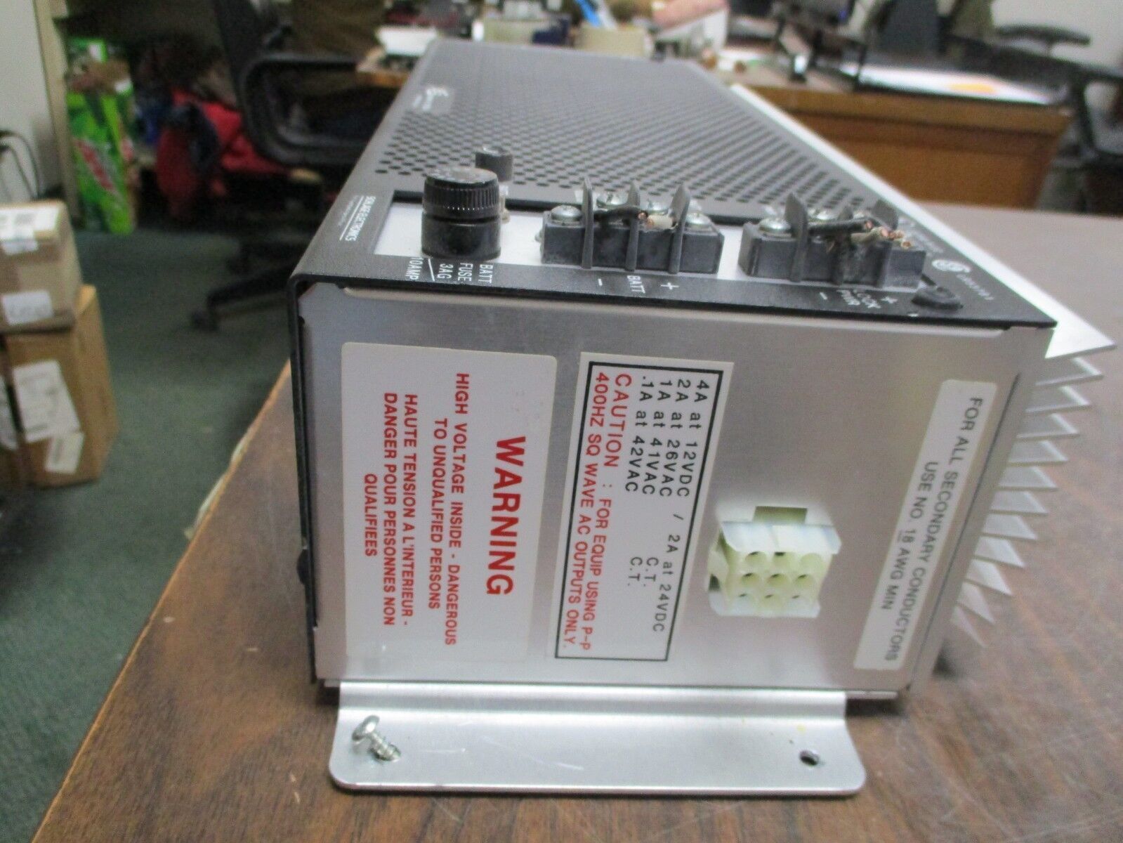 Schlage Electronics Power Supply 3708 A 4A@12VDC/2A@24VDC Used