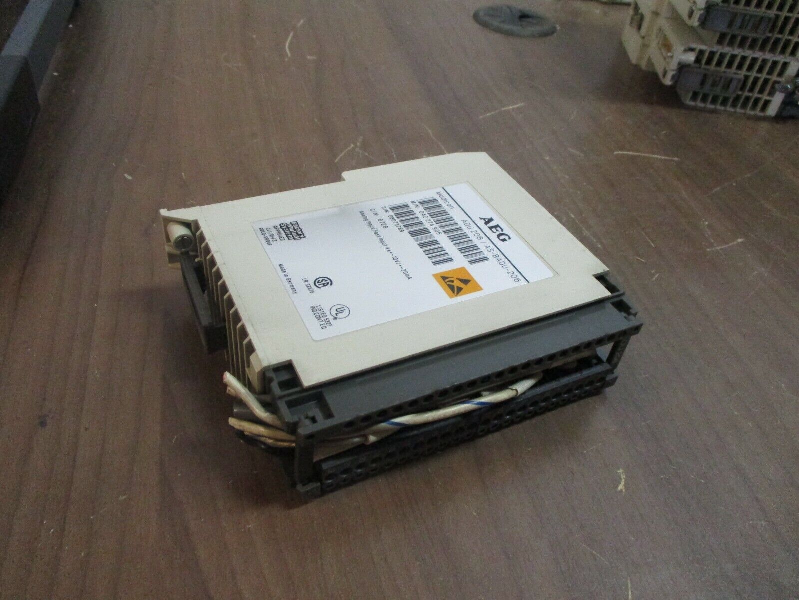 AEG Modicon Analog Input Module ADU 206 / AS-BADU-206 Fast Input 4X 10V 20mA