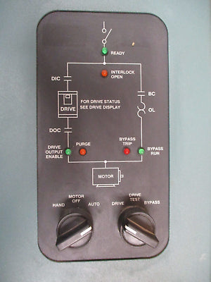 Rockwell Automation VTAC9 AC Drive w/ Bypass 9V741H0B10 7.5HP 3Ph Used