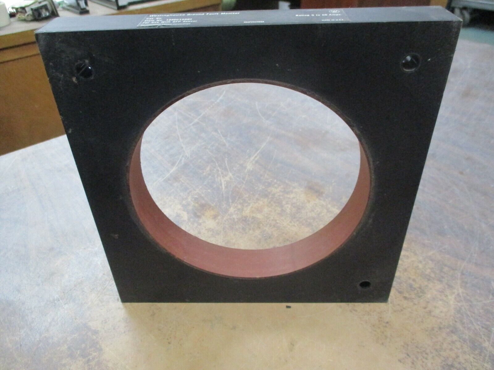 Westinghouse Ground Fault Monitor 1256C13G01 5-60A For Use w/ GFP Sensor Used