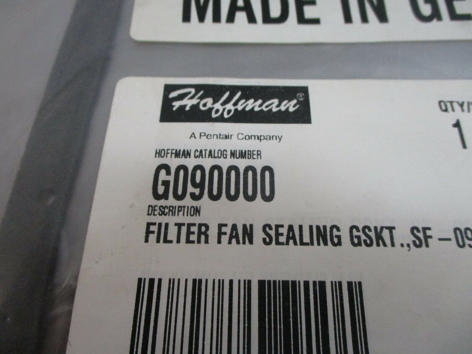 Hoffman Filter Fan Sealing Gasket G090000 Fits SF-09 New Surplus