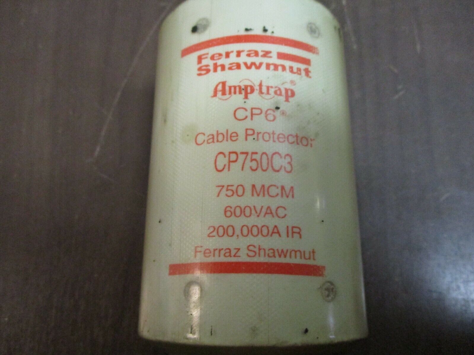 Ferraz Shawmut Amp-Trap Cable Protector Fuse CP750C3 750MCM 600V 200,000A IR
