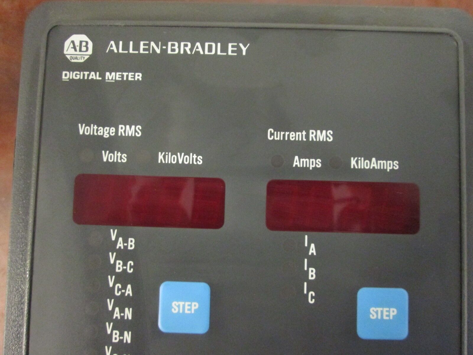 Allen-Bradley Digital Meter 2D78533 w/ 9966D75G02 3-Phase Power Supply Used
