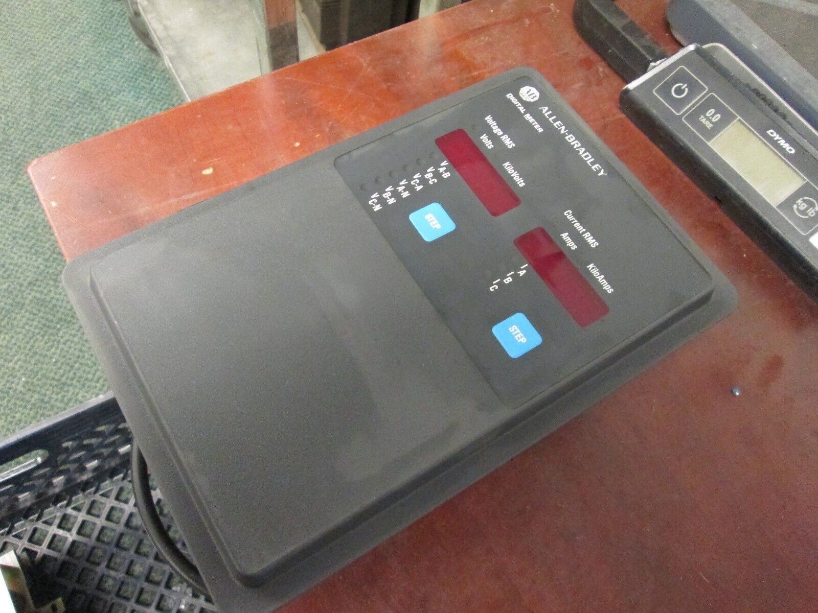 Allen-Bradley Digital Meter 2D78533 w/ 9966D75G02 3-Phase Power Supply Used