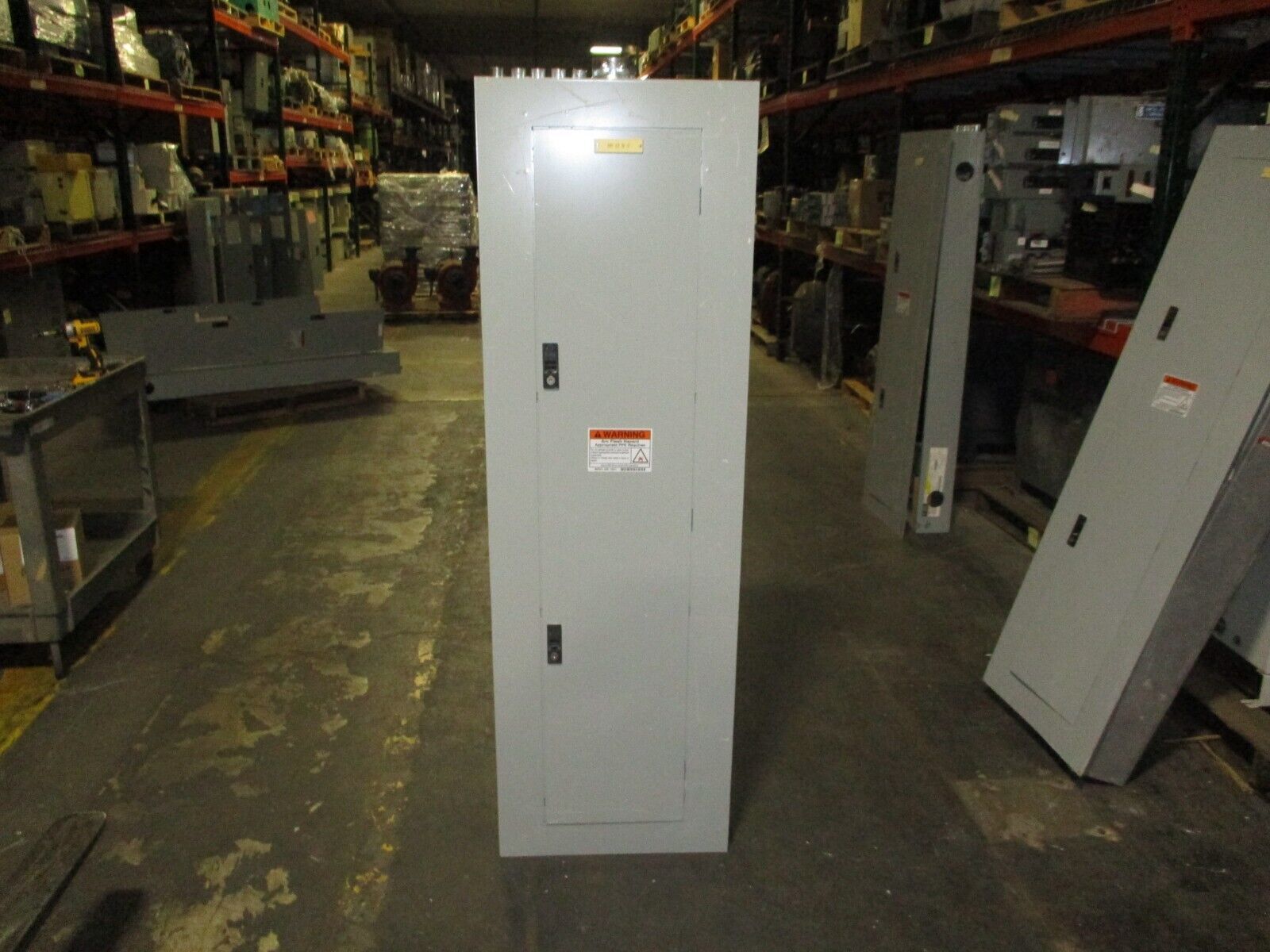 GE Main Lug Breaker Panel AQF3422MTX 225A Max 208/120V 3Ph 4W 42-Slot Used