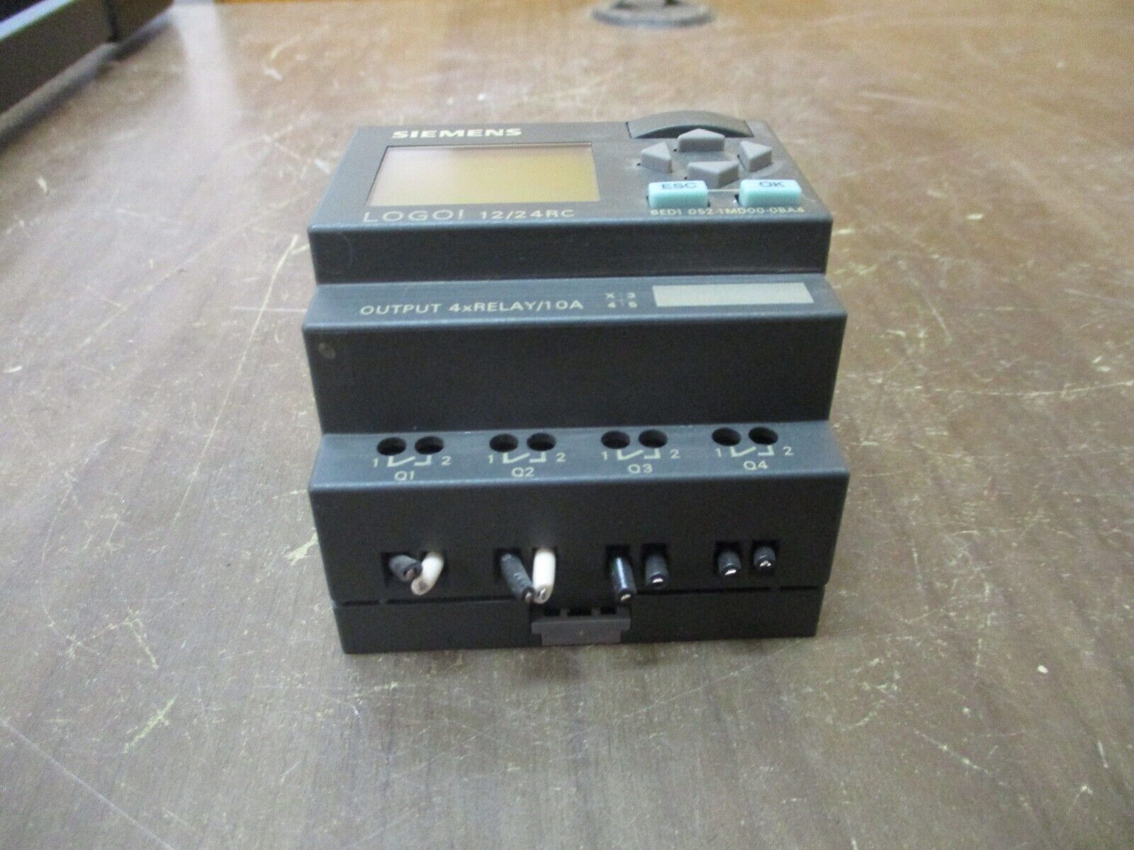 Siemens LOGO! Logic Module 6ED1 052-1MD00-0BA4 12/24VDC 8x Input Used