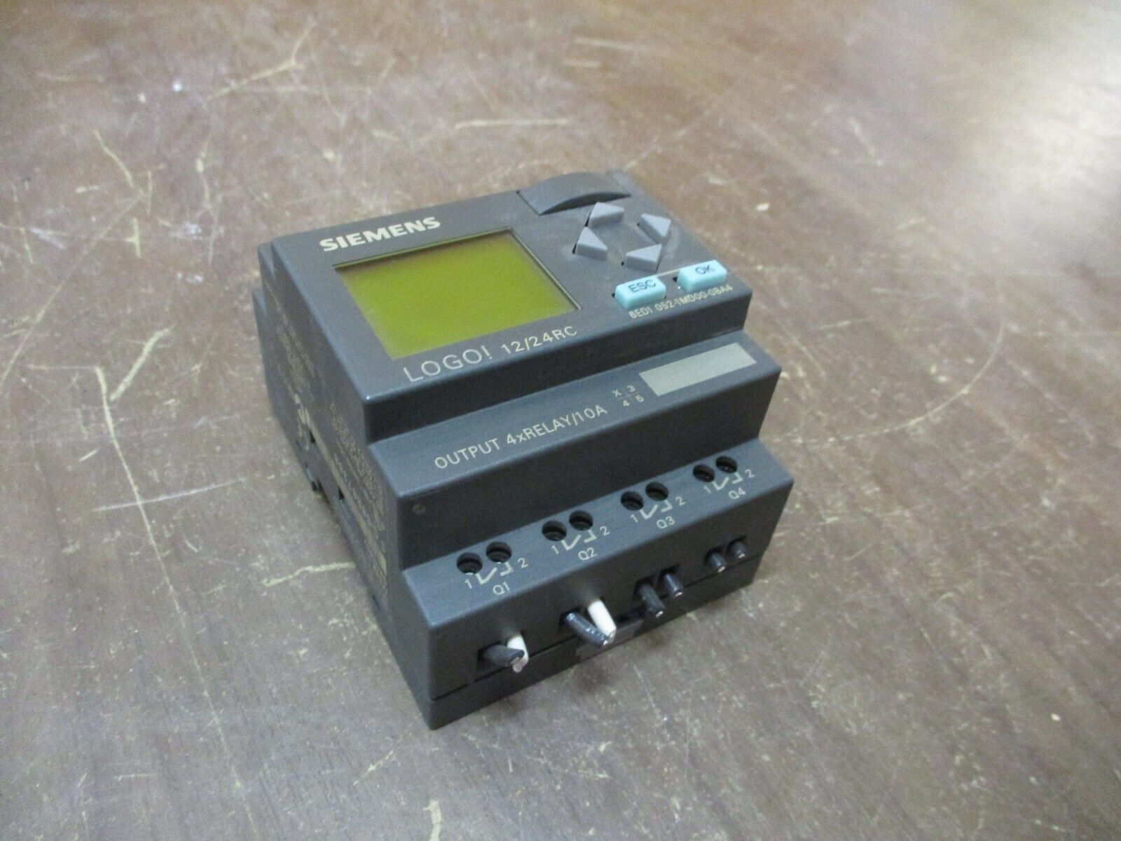 Siemens LOGO! Logic Module 6ED1 052-1MD00-0BA4 12/24VDC 8x Input Used
