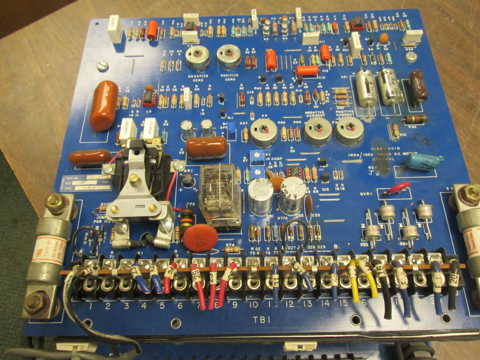 WER Electrostat RG Regenerative DC Motor Control 1082-1B1 100/150A Used