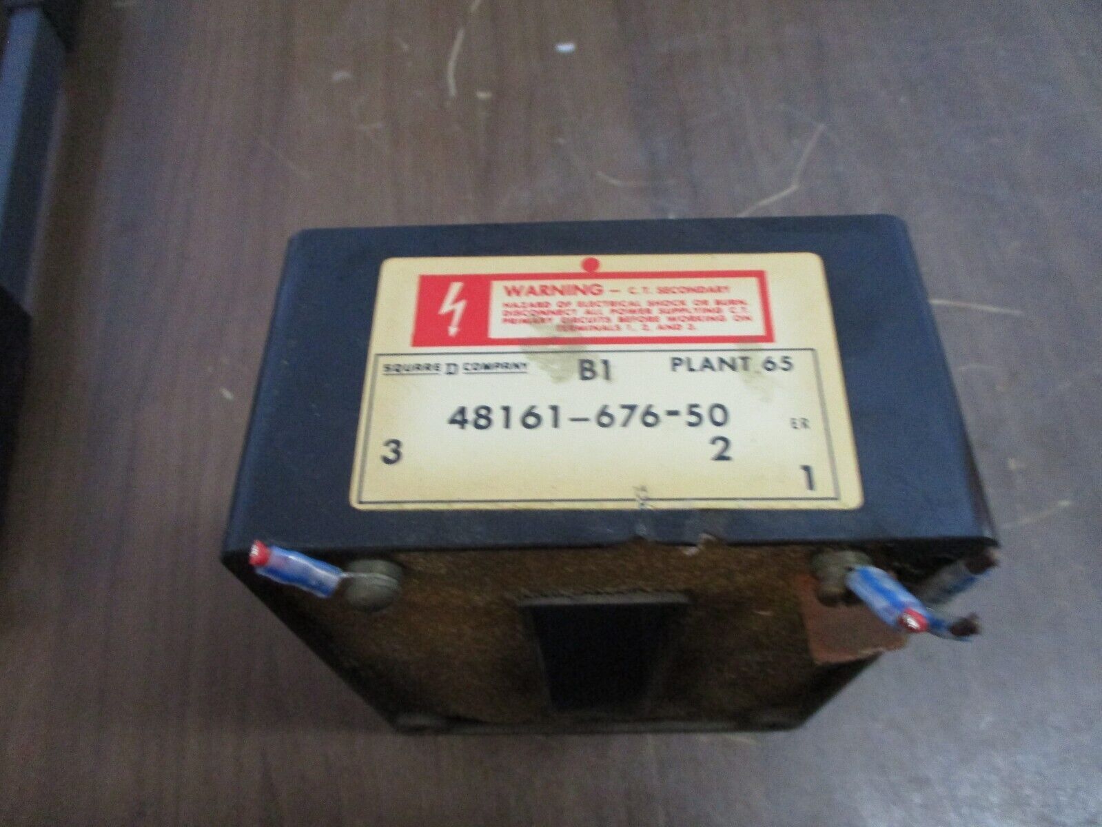 Square D Neutral Current Sensor 48161-676-50 Used