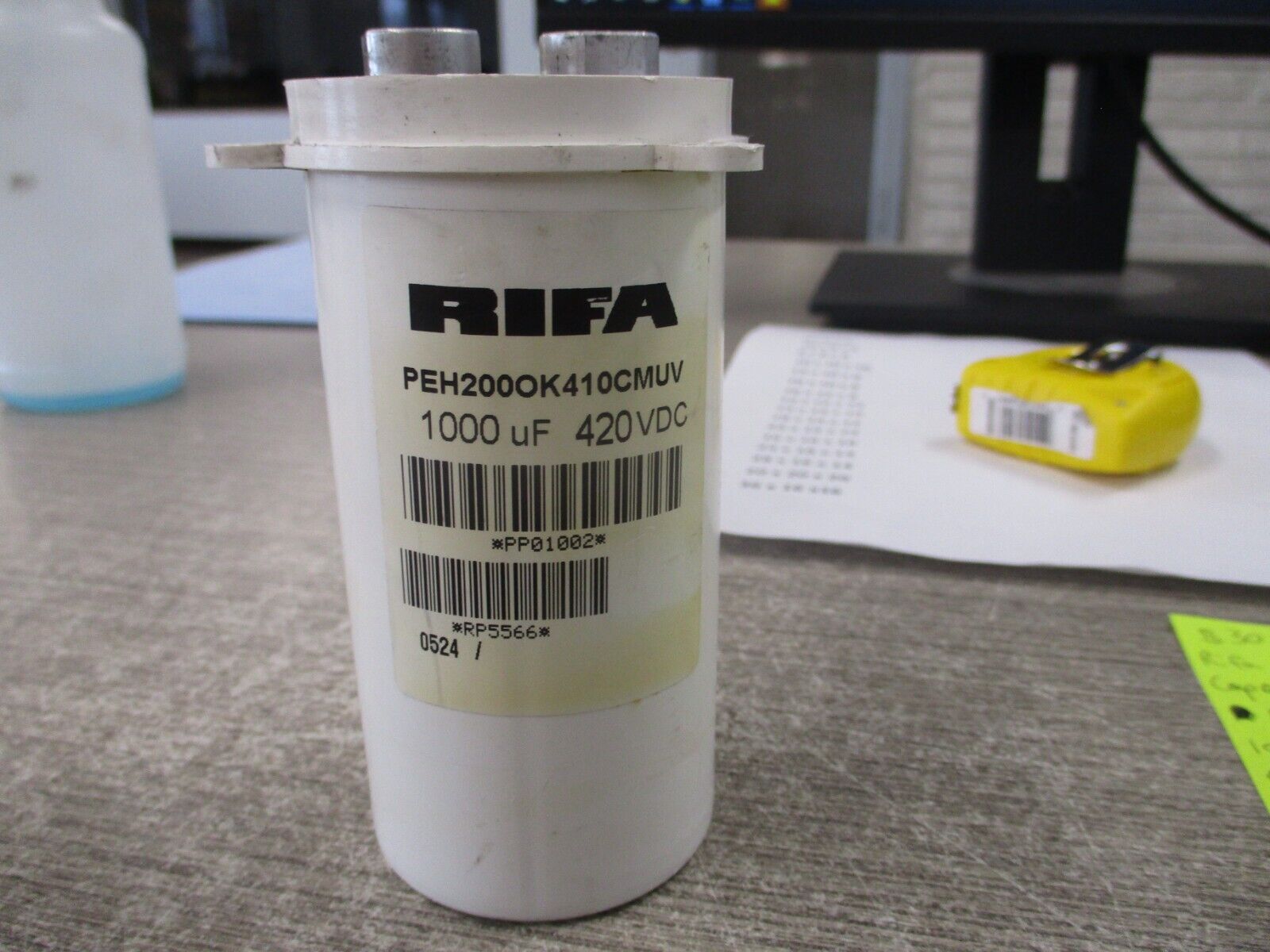 Rifa Capacitor PEH2000K410CMUV 1000UF 420VDC Used