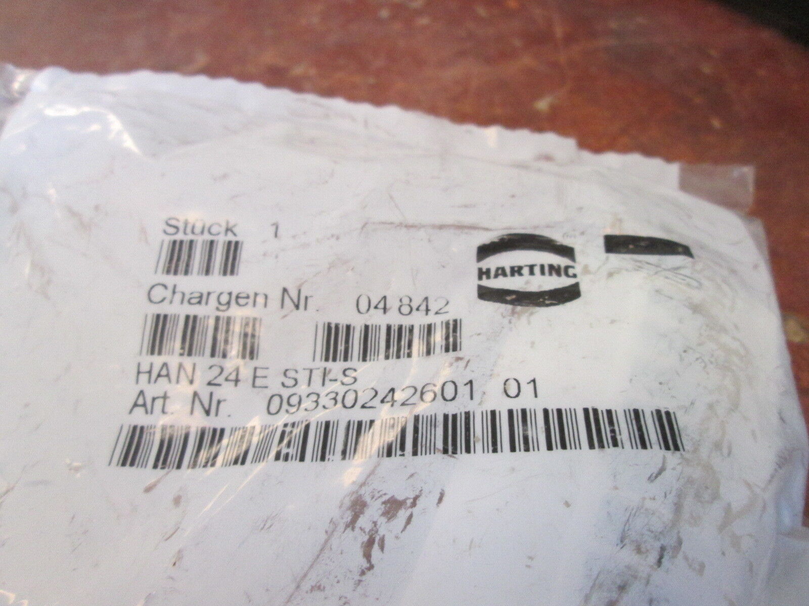 Harting Male Insert HAN 24 E STI-S New Surplus