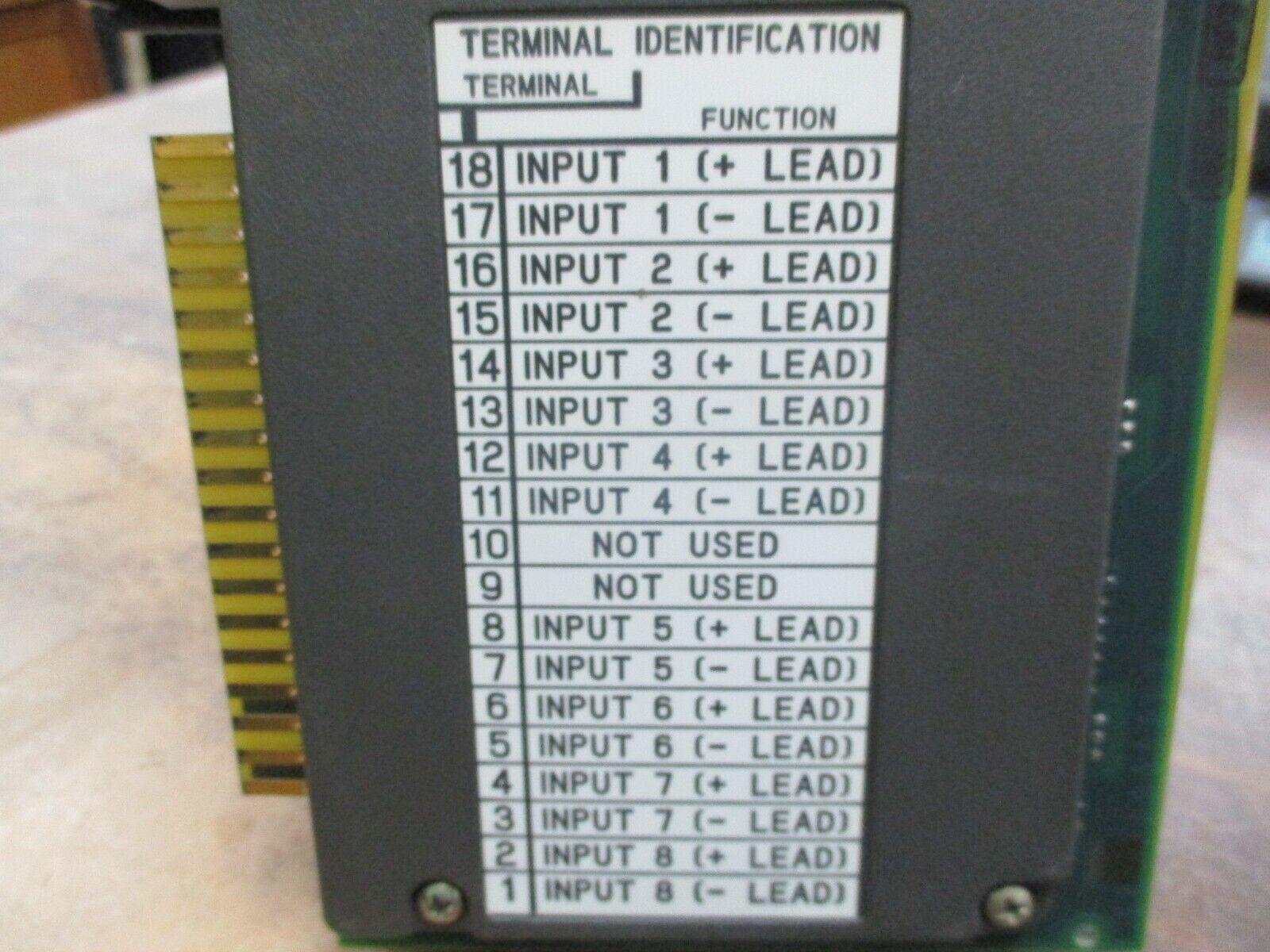 Allen-Bradley 12-Bit Isolated Analog Input Module 1771-IL Ser. A F/W Rev. B Used