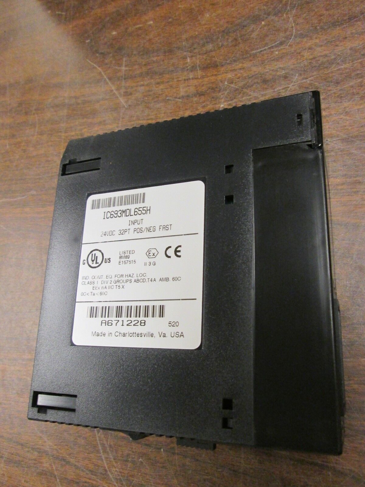 GE Fanuc Input Module IC693MDL655H 24VDC 32PT Used