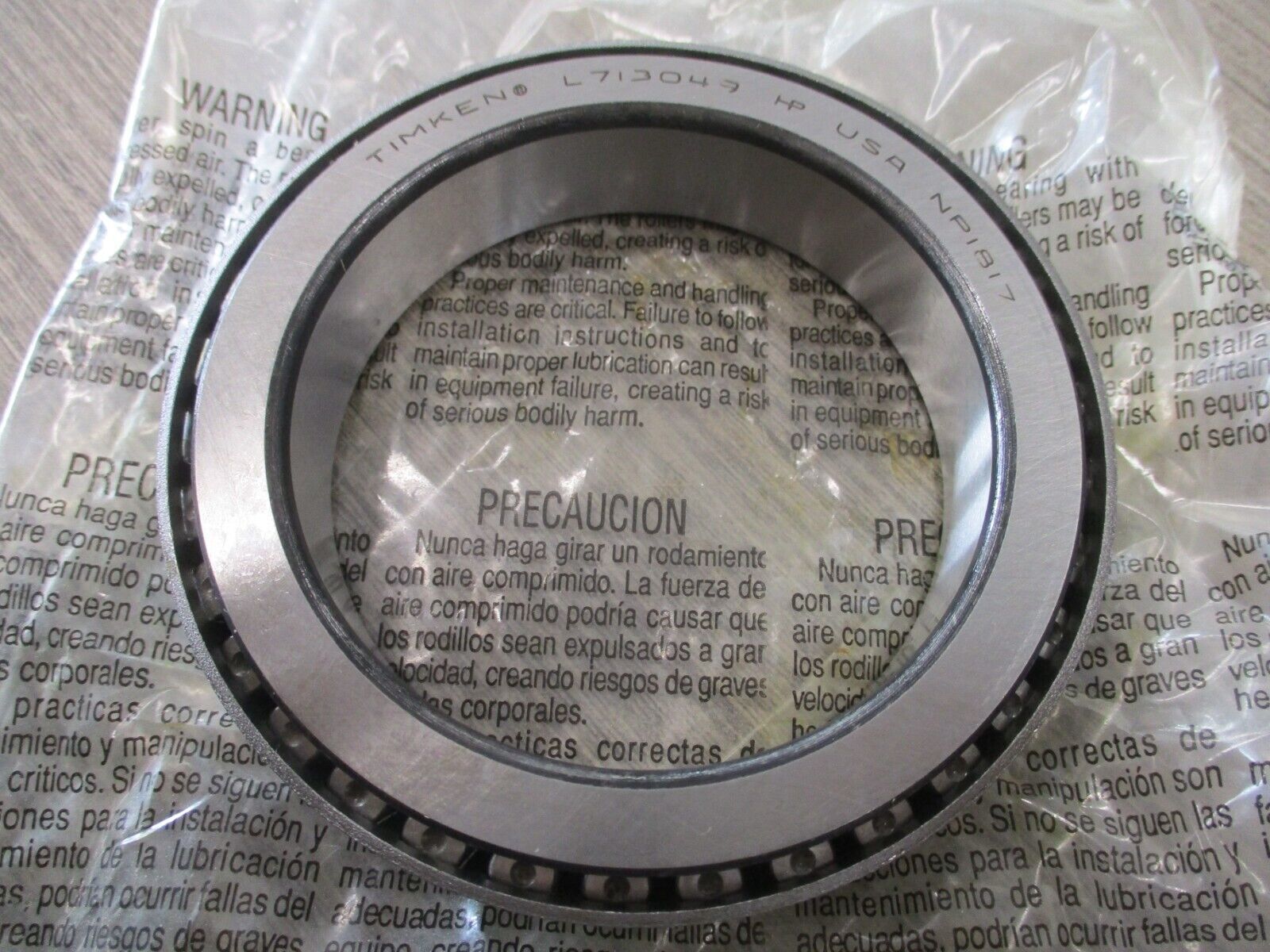 Timken Tapered Roller Bearing L713049 New Surplus