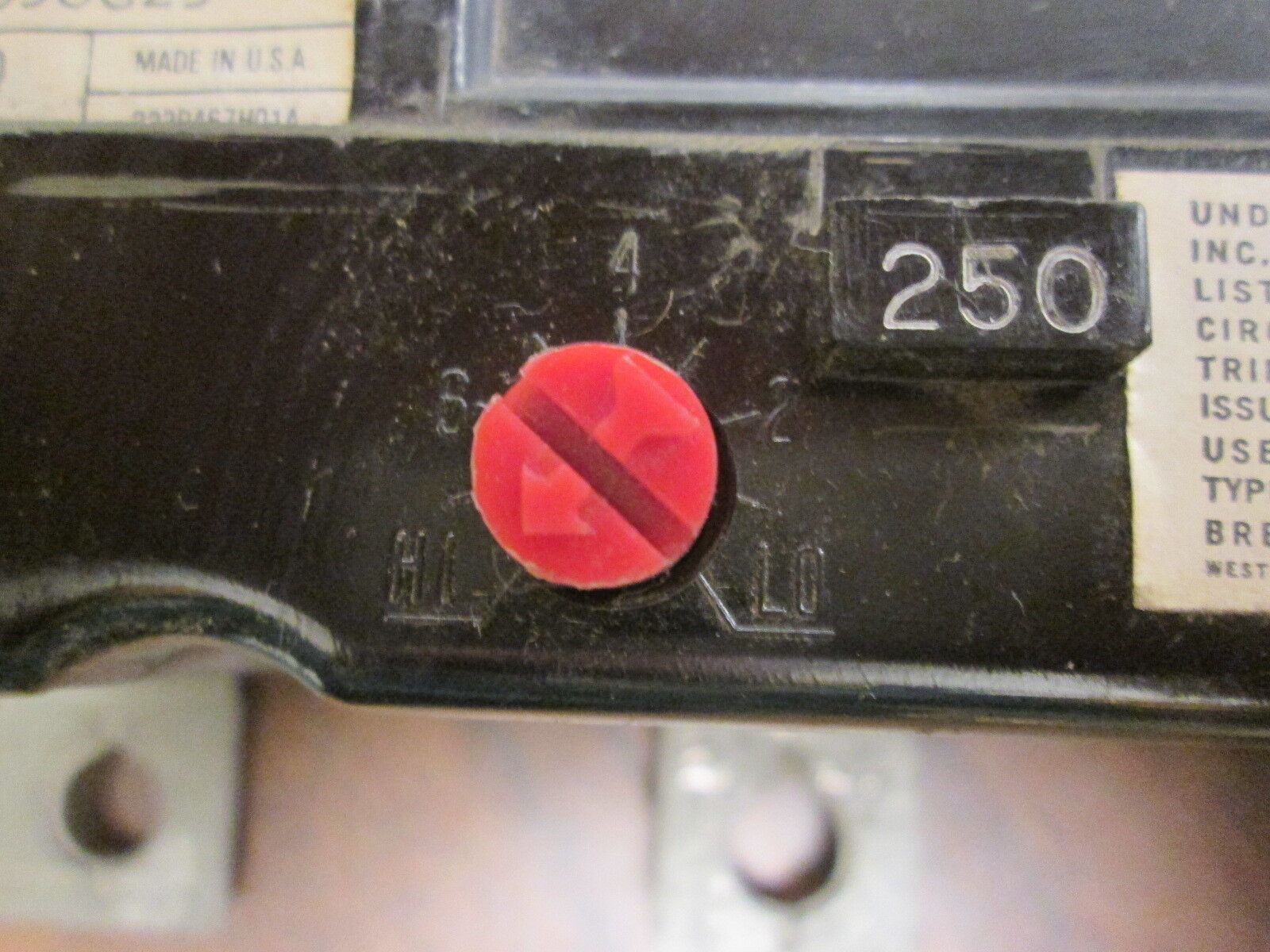 Westinghouse AB Trip Unit 2602D98G29 250A Used