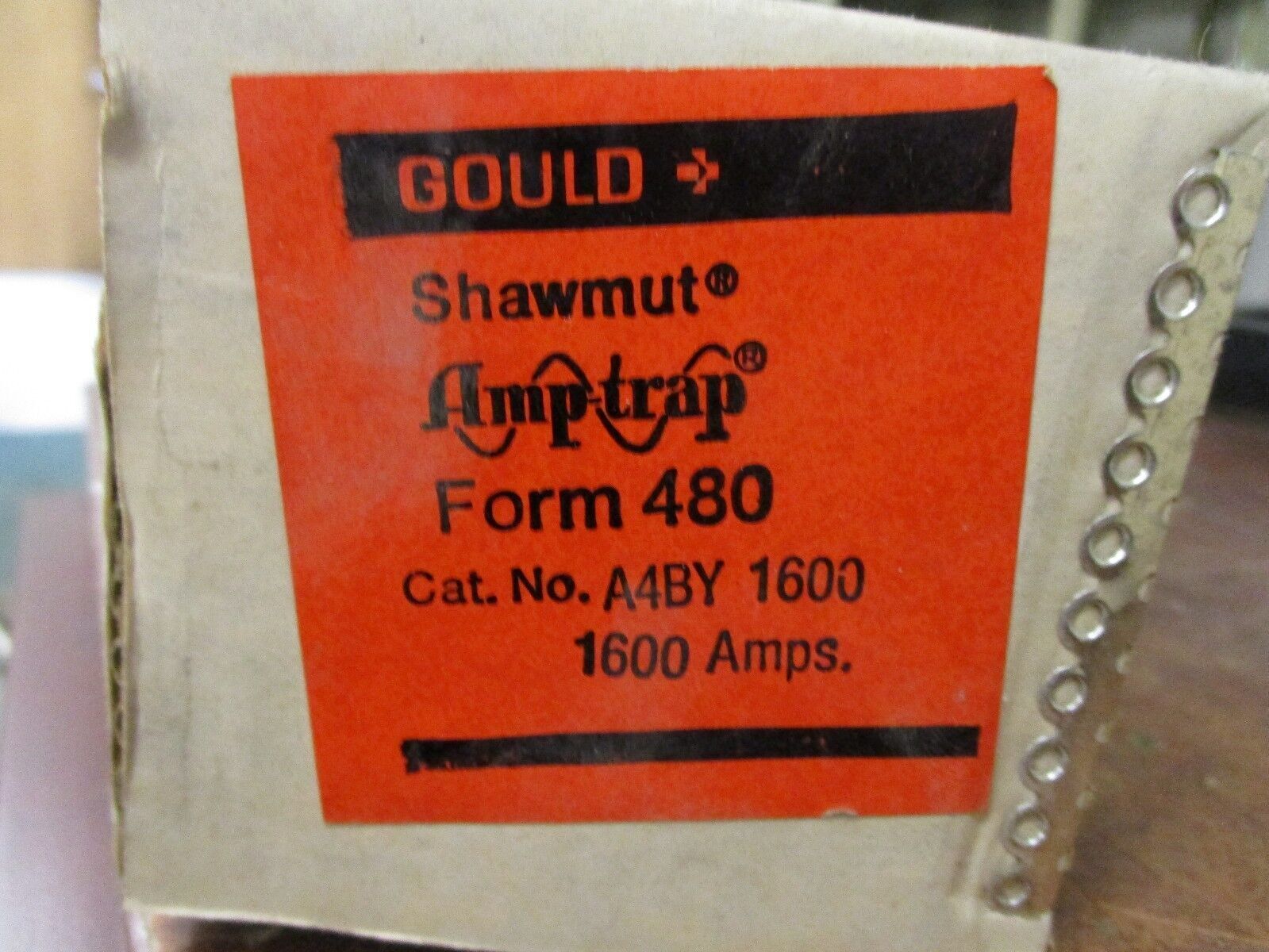 Ferraz/Gould Shawmut Current Limiting Fuse A4BY1600 1600A 600V New Surplus