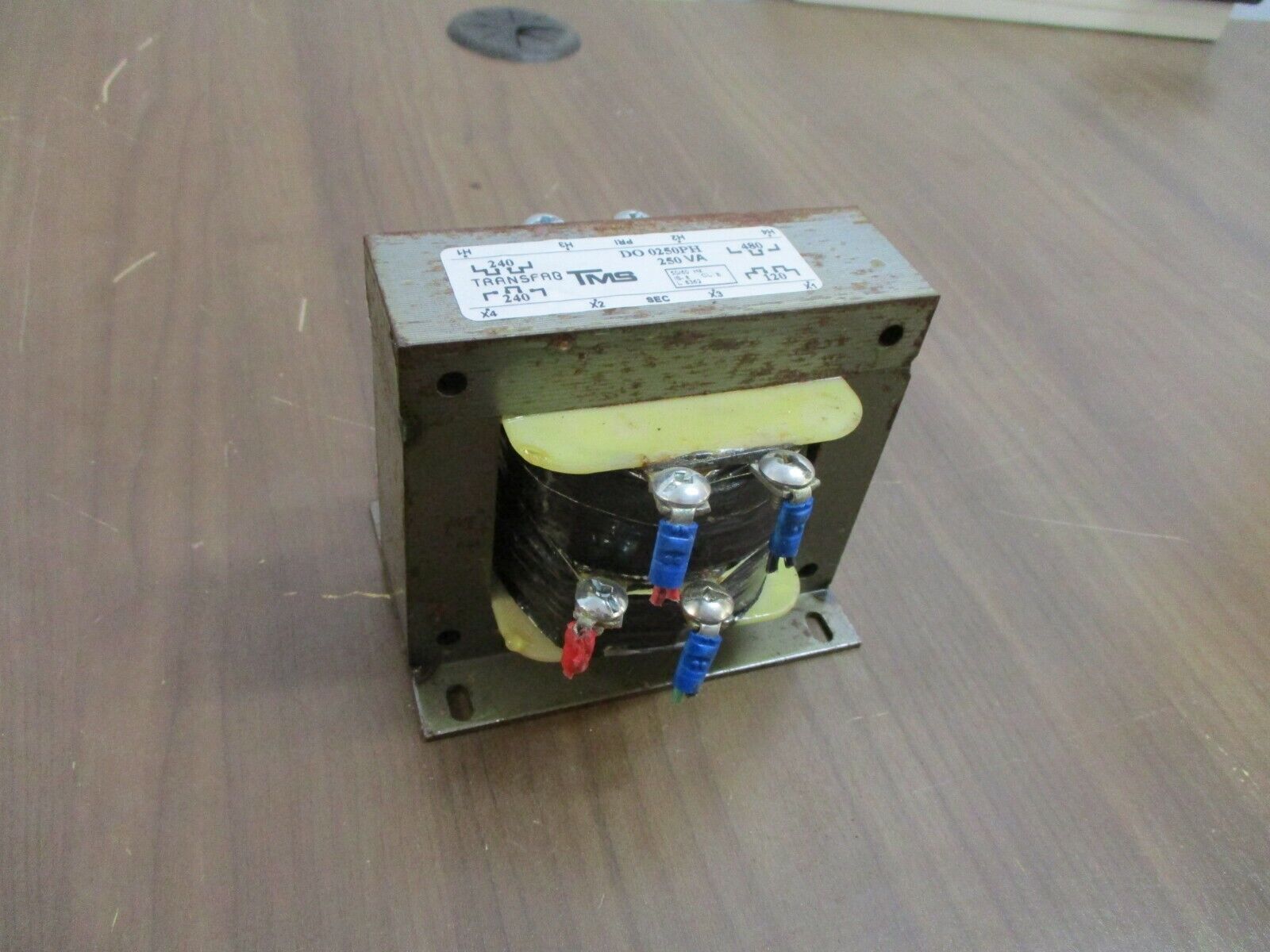 TMS Transfab Transformer DO 0250PH 250VA Pri: 240/480V Sec: 120/240V 50/60Hz