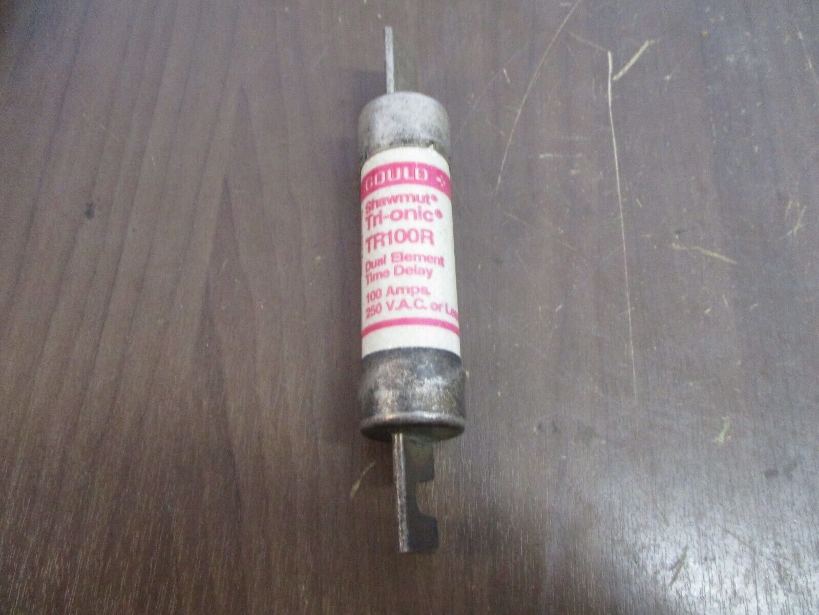 Gould Shawmut Tri-onic Fuse TR100R 100A 250V *Lot of 2* Used