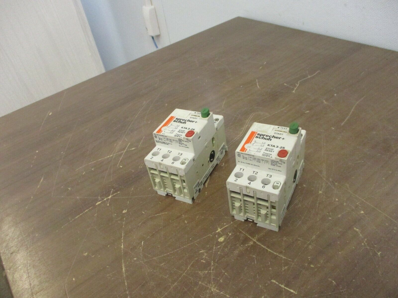 Sprecher+Schuh Manual Starter KTA 3-25 Trip: 1-1.6A Used *Lot of 2*